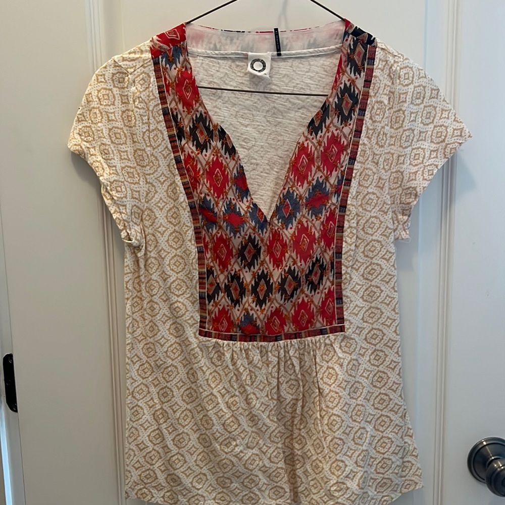 Top- multi colored
